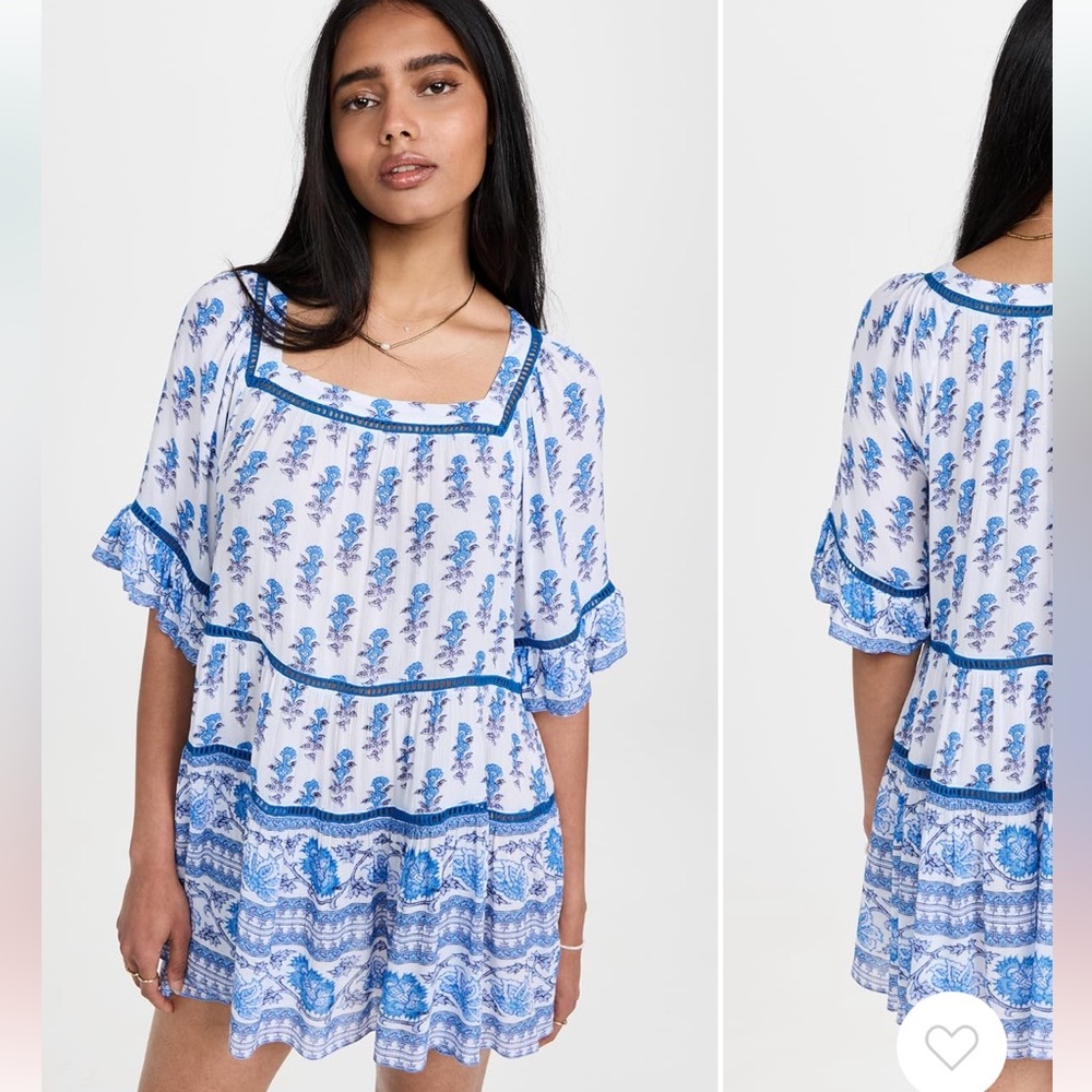 Plays Lucila Drop Waist Printer Cover Up